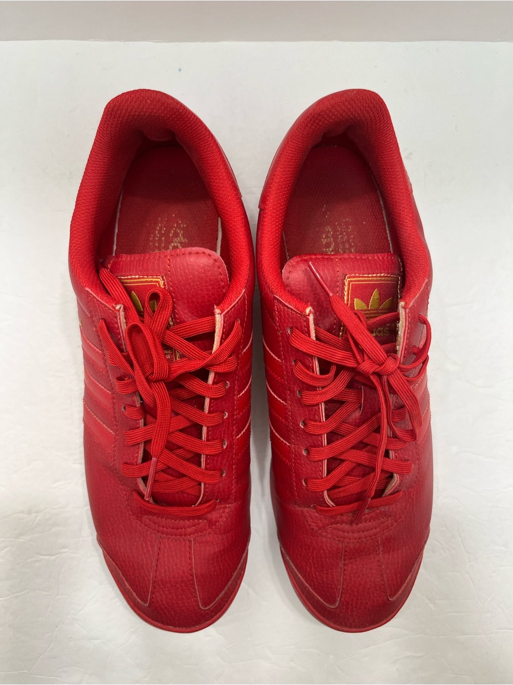 adidas Originals Samoa Scarlet Red Monochromatic Men's Size 11.5 B27683